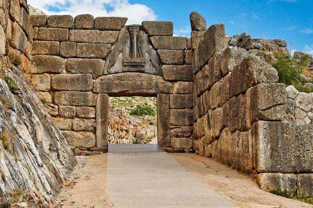Archeologiereizen Mycenae Lion Gate