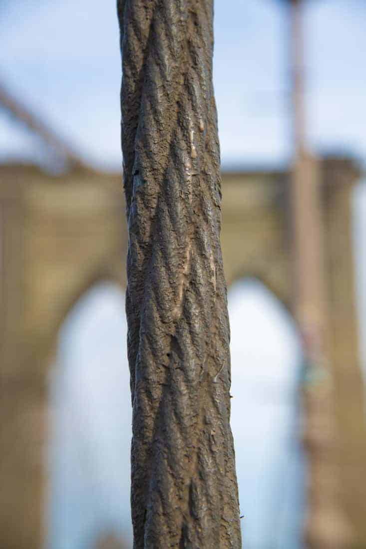 Fotoreis New York - Staalkabel van Brooklyn Bridge Manhattan