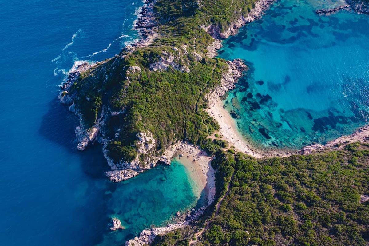 Drone shot Dronereis Corfu Dronereis Corfu