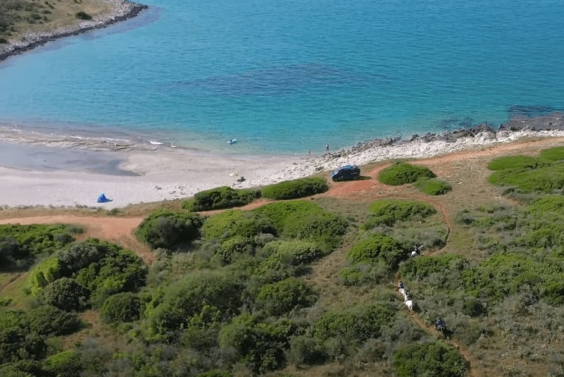 Dronereis Corfu strand Dronereis Corfu