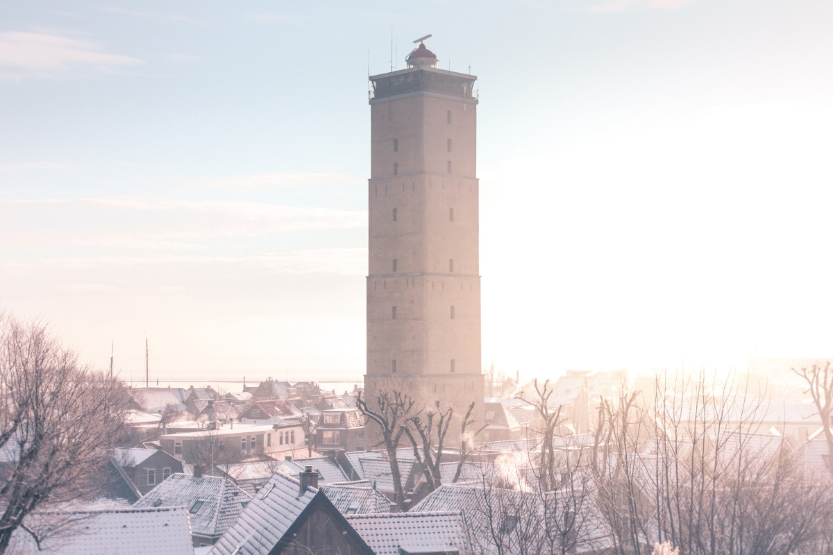 Dronereis Terschelling 6 De Brandaris vuurtoren gefotografeerd tijdens de dronecursus op Terschelling