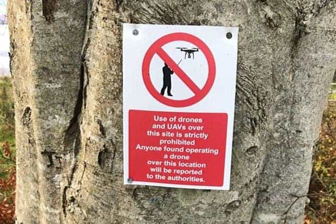 Drones verboden