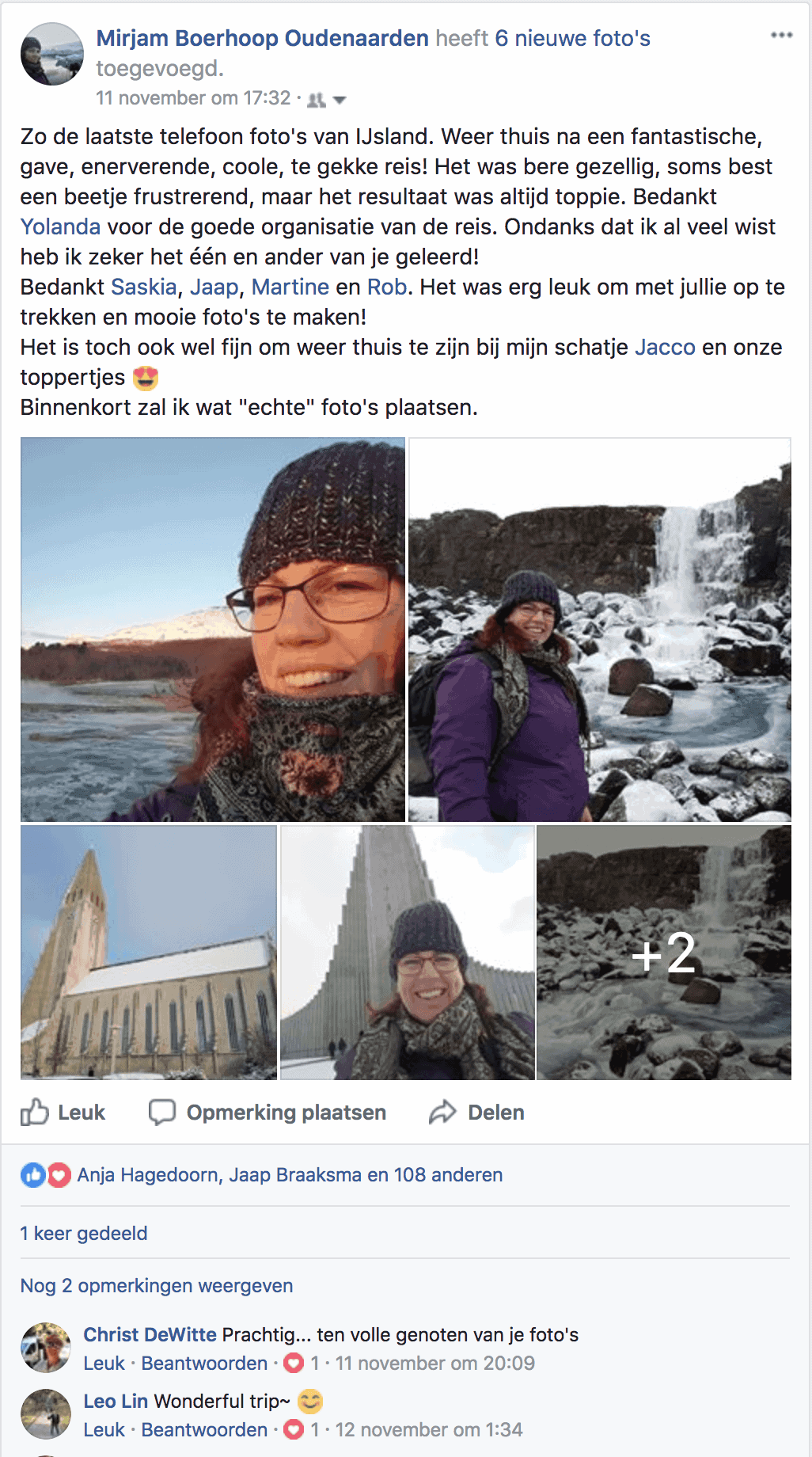 Facebook-Mirjam Facebook Mirjam