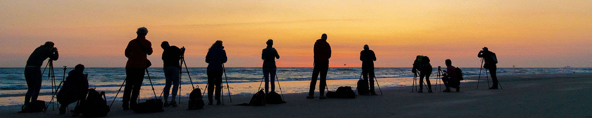 Fotografie-reizen Ameland fotografen op het strand
