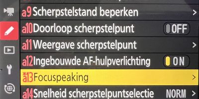 Fotografie tips Wat is Focus Peaking 2