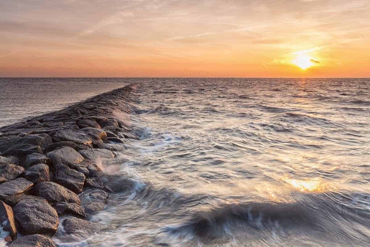 Zonsopkomst Hoogwatum bij Bierum Fotografiereis Groninger Waddenkust