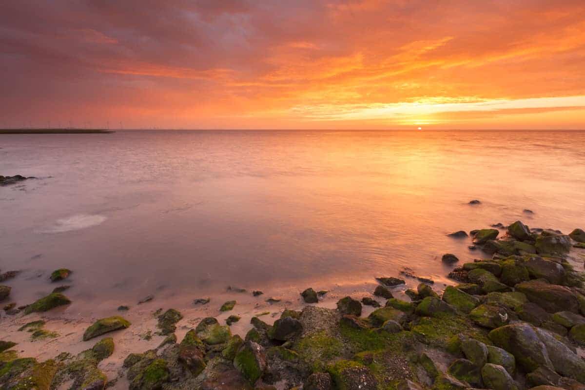 Fotografiereis Groninger Waddenkust zonsondergang