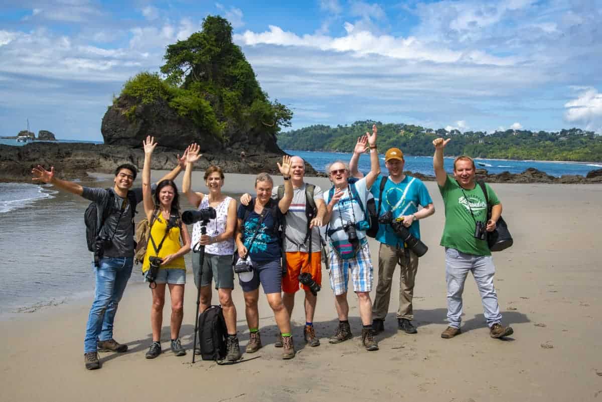 Groepsfoto gemaakt tijdens de fotoreis Costa Rica in november 2019.