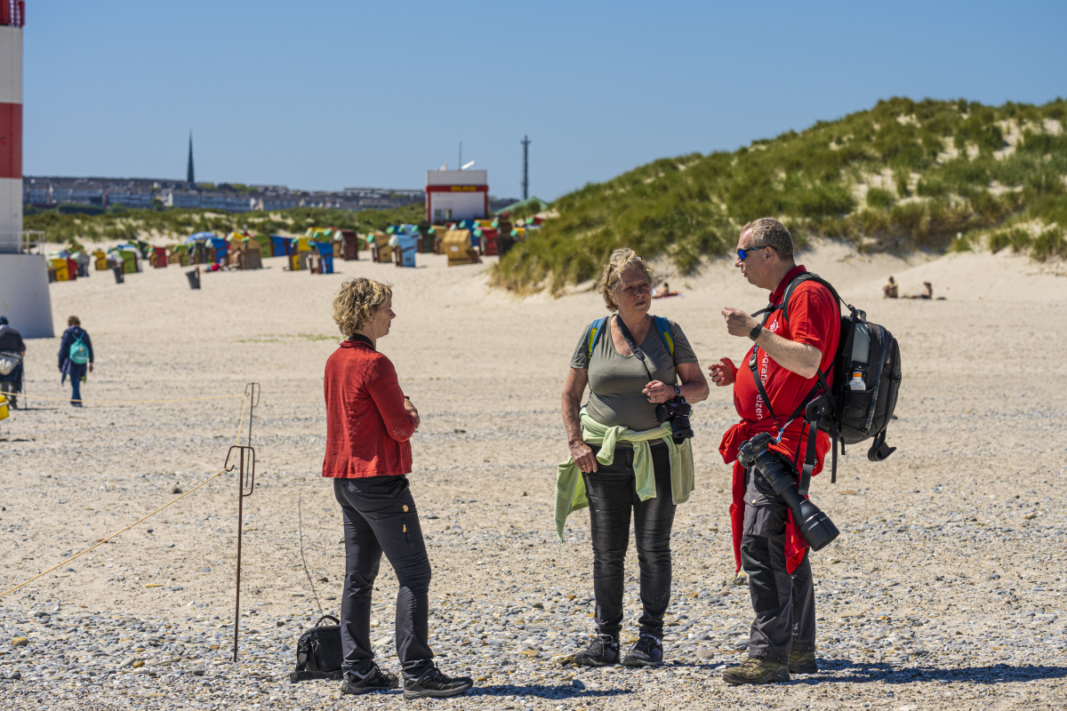 Deelnemers fotografiereis Helgoland