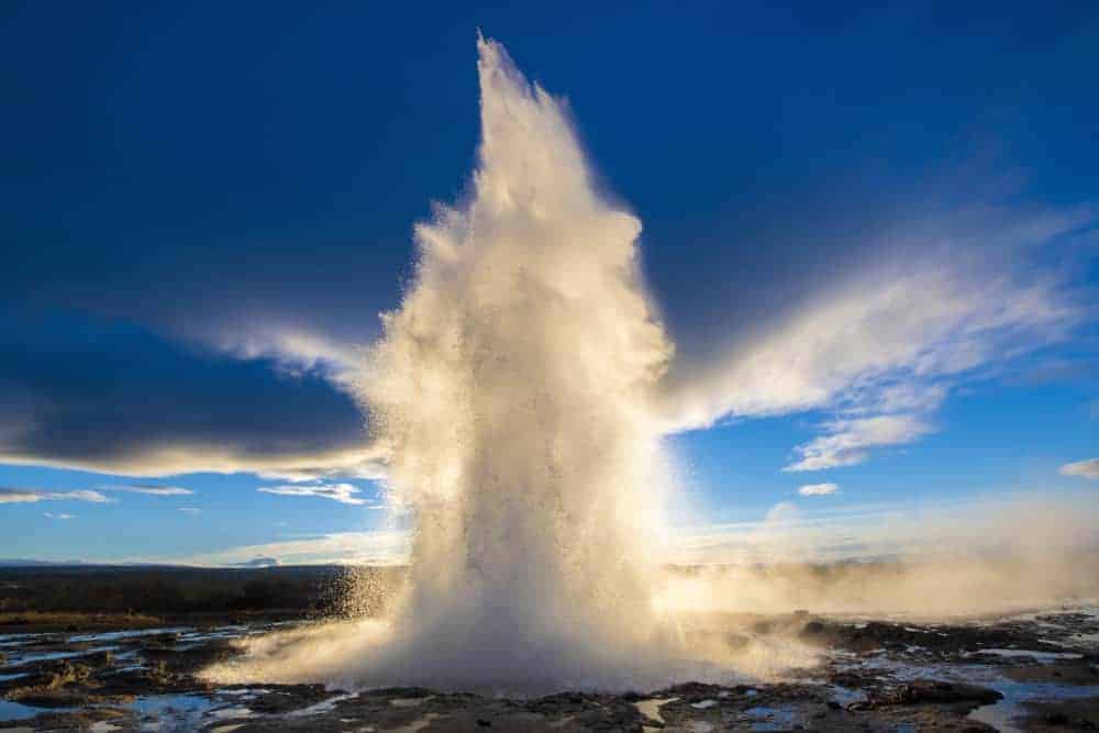 Fotoreis IJsland Strokkur geiser Fotoreis IJsland Strokkur geiser
