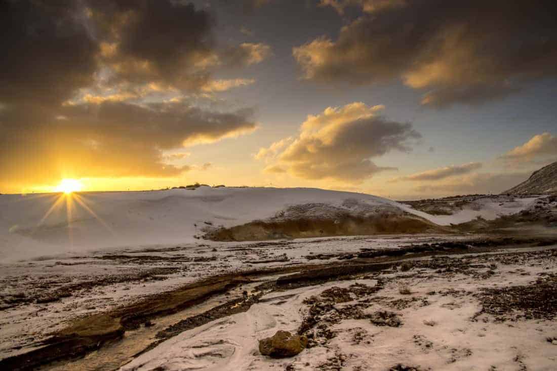 Fotoreis IJsland - Zonsopkomst bij Seltun Fotoreis IJsland - Zonsopkomst bij Seltun