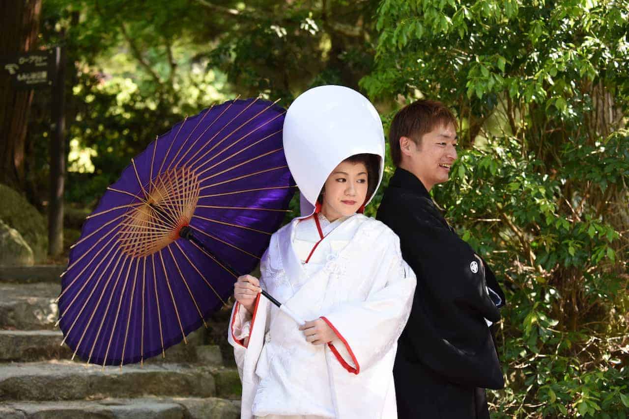 Fotoreis Japan dame met paraplu Fotoreis Japan dame met paraplu