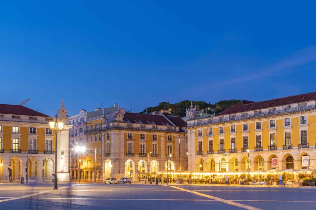 Avond in Lissabon tijdens fotoreis