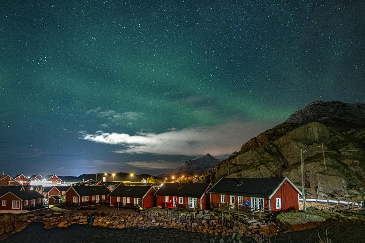 Fotoreis Lofoten 2023 15 Noorderlicht tijdens de fotoreis Lofoten