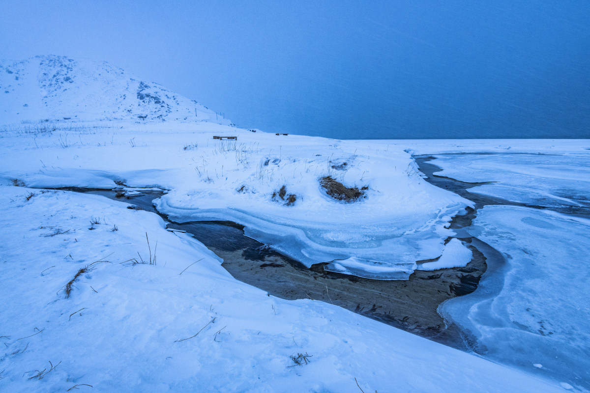 Fotoreis Lofoten natuurfotografie 30 Strand Haukland gefotografeerd tijdens de fotoreis Lofoten