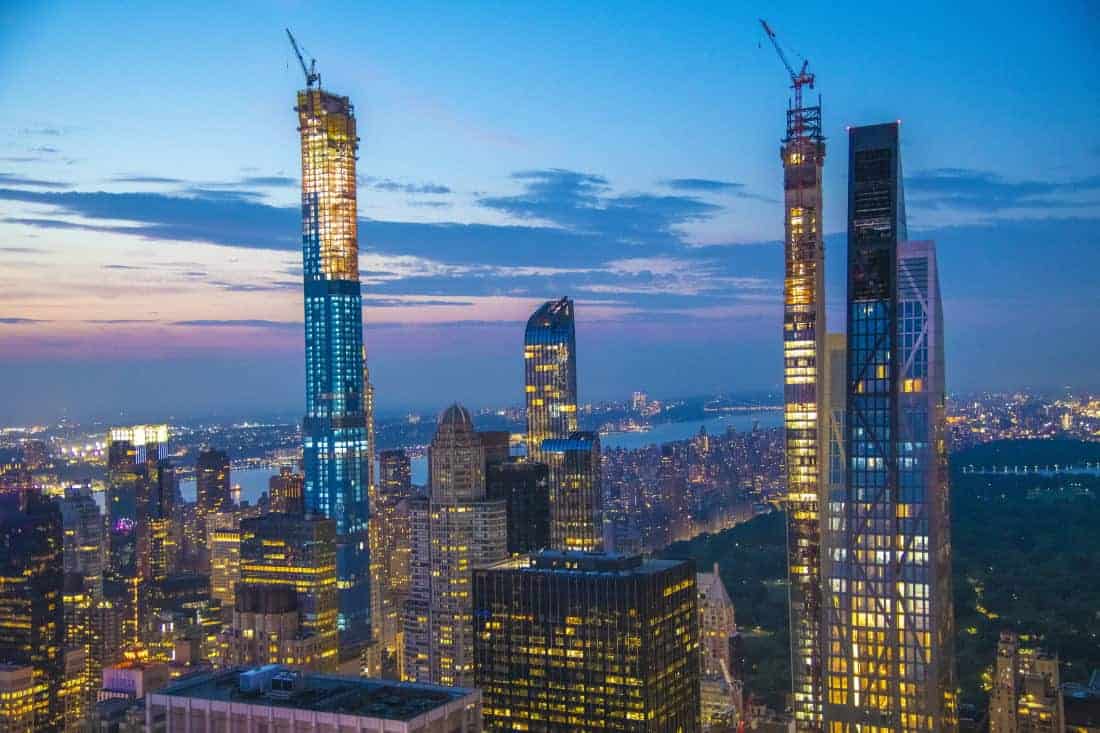 Fotoreis New York avondfoto vanaf Top of the Rocks Fotoreis New York avondfoto vanaf Top of the Rocks