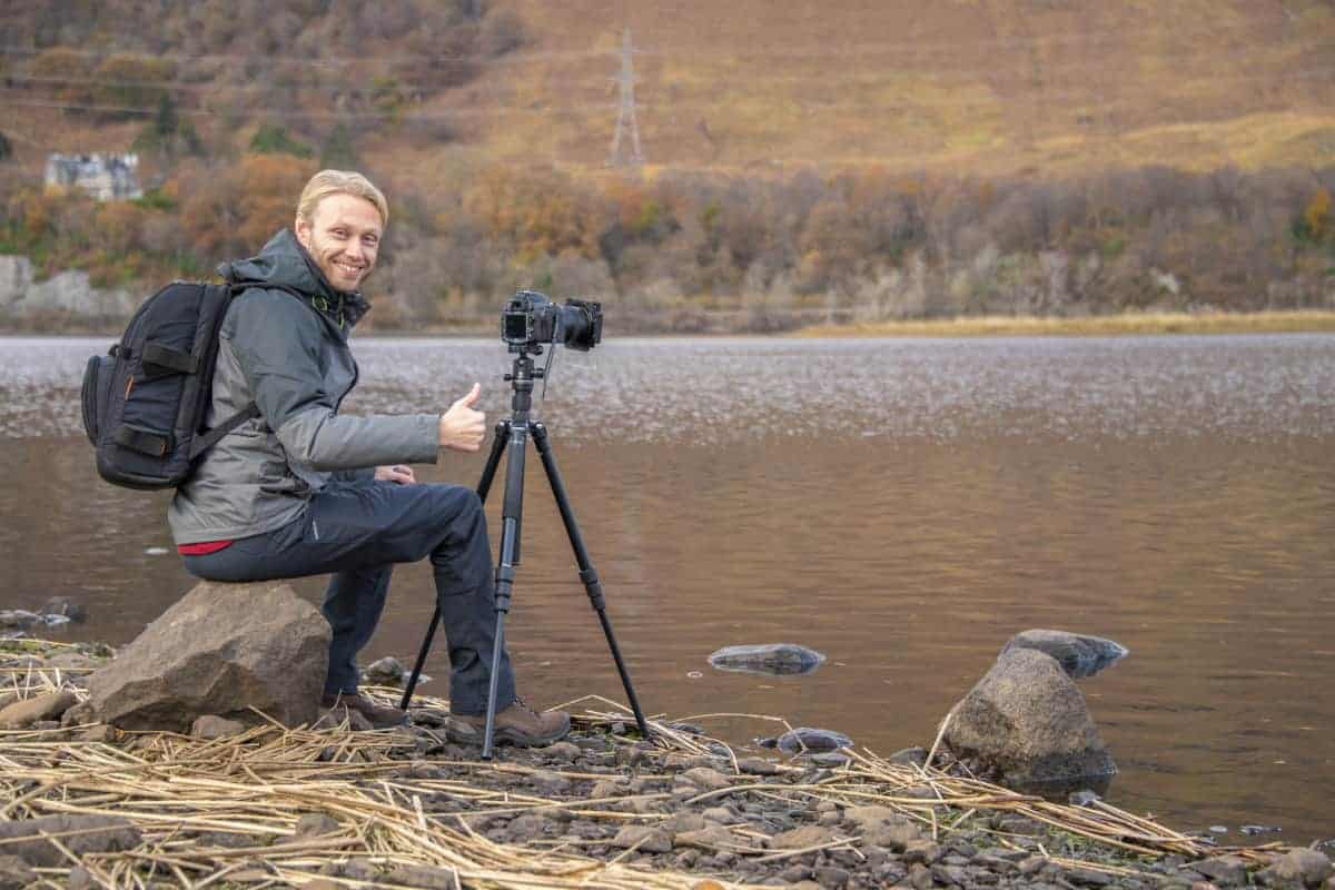 Fotoreis Schotland 261 Arjan tijdens de Fotoreis Schotland