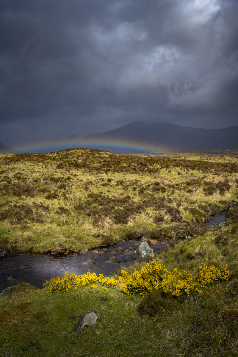 Fotoreis Schotland Regenboog en Orchy Falls 110 Regenboog bij Glencoe fotoreis Schotland