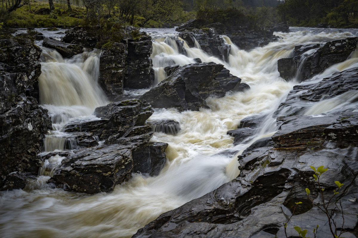 Orchy Falls fotoreizen Schotland