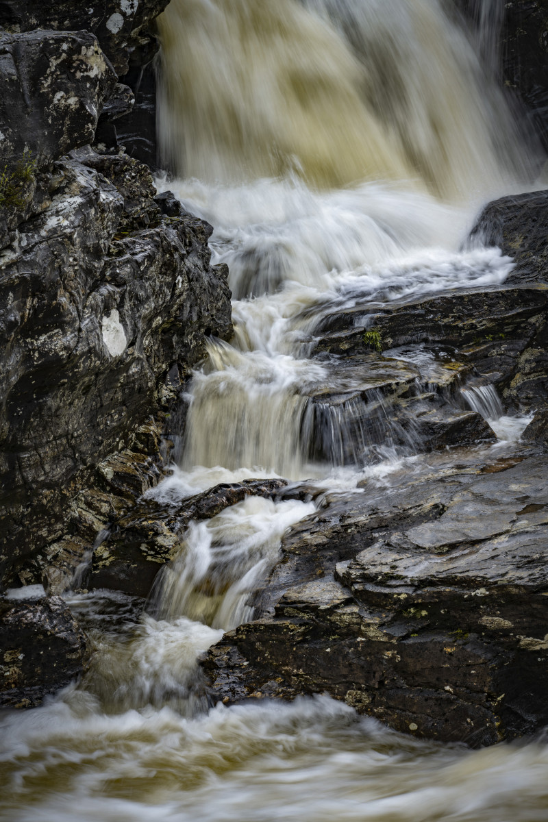 Fotoreis Schotland Regenboog en Orchy Falls 120 Orchy Falls tijdens de fotografiereis Schotland