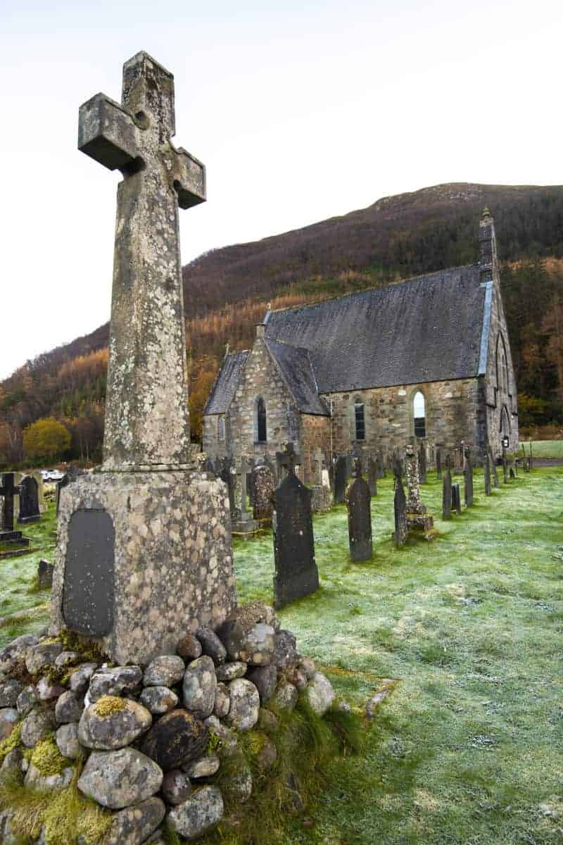 Fotoreis Schotland kerkje bij Ballachulish Fotoreis Schotland kerkje bij Ballachulish