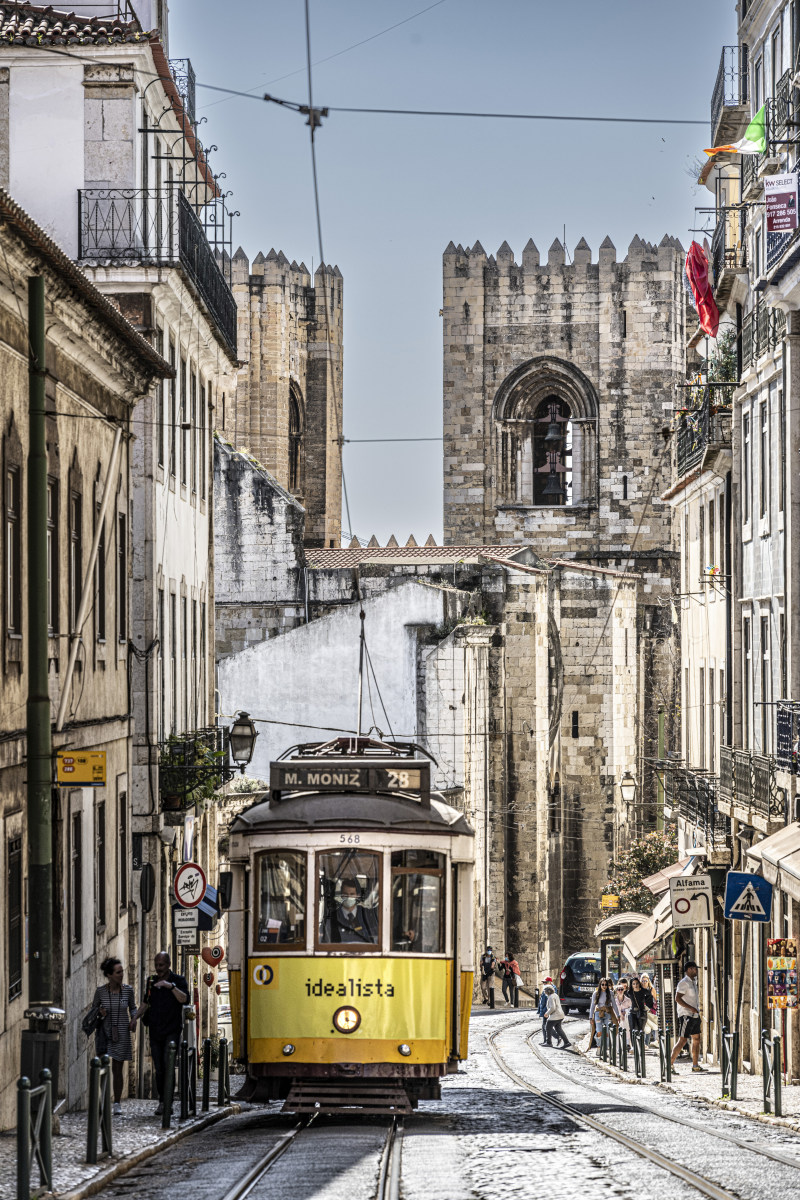 Fotoreizen Lissabon 87 Tram in Lissabon