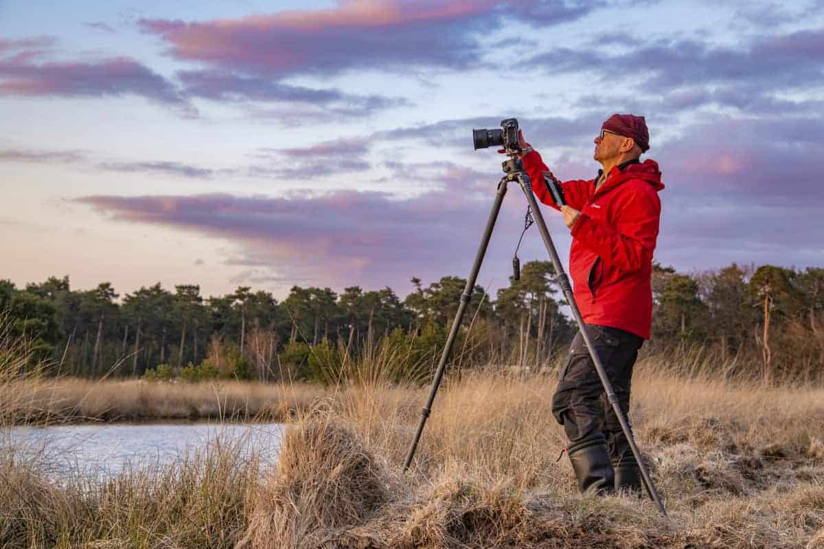 Fotoweekend Brabant 05 Ton fotografeert zonsondergang bij Kogelsvangersven Fotoweekend Brabant