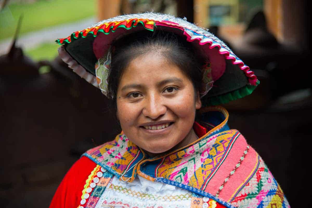 Geposeerde straatfoto Peru Geposeerde straatfoto Peru
