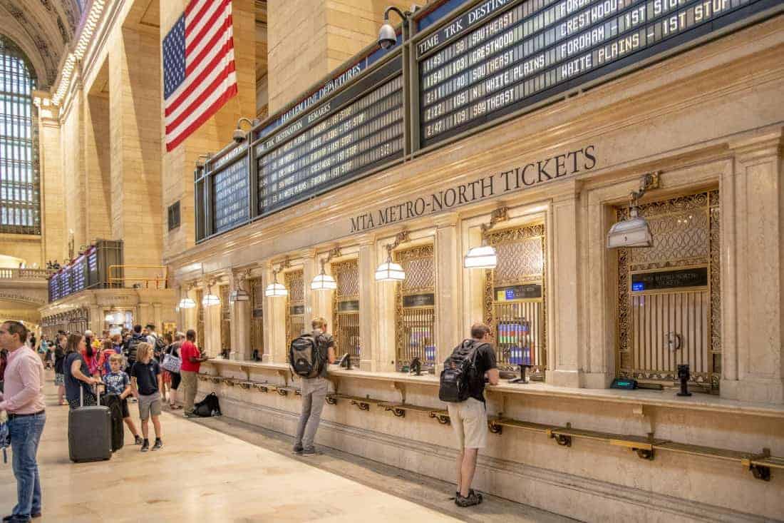 Fotreis New York - Grand Central treinstation loketten Fotreis New York - Grand Central Station loketten