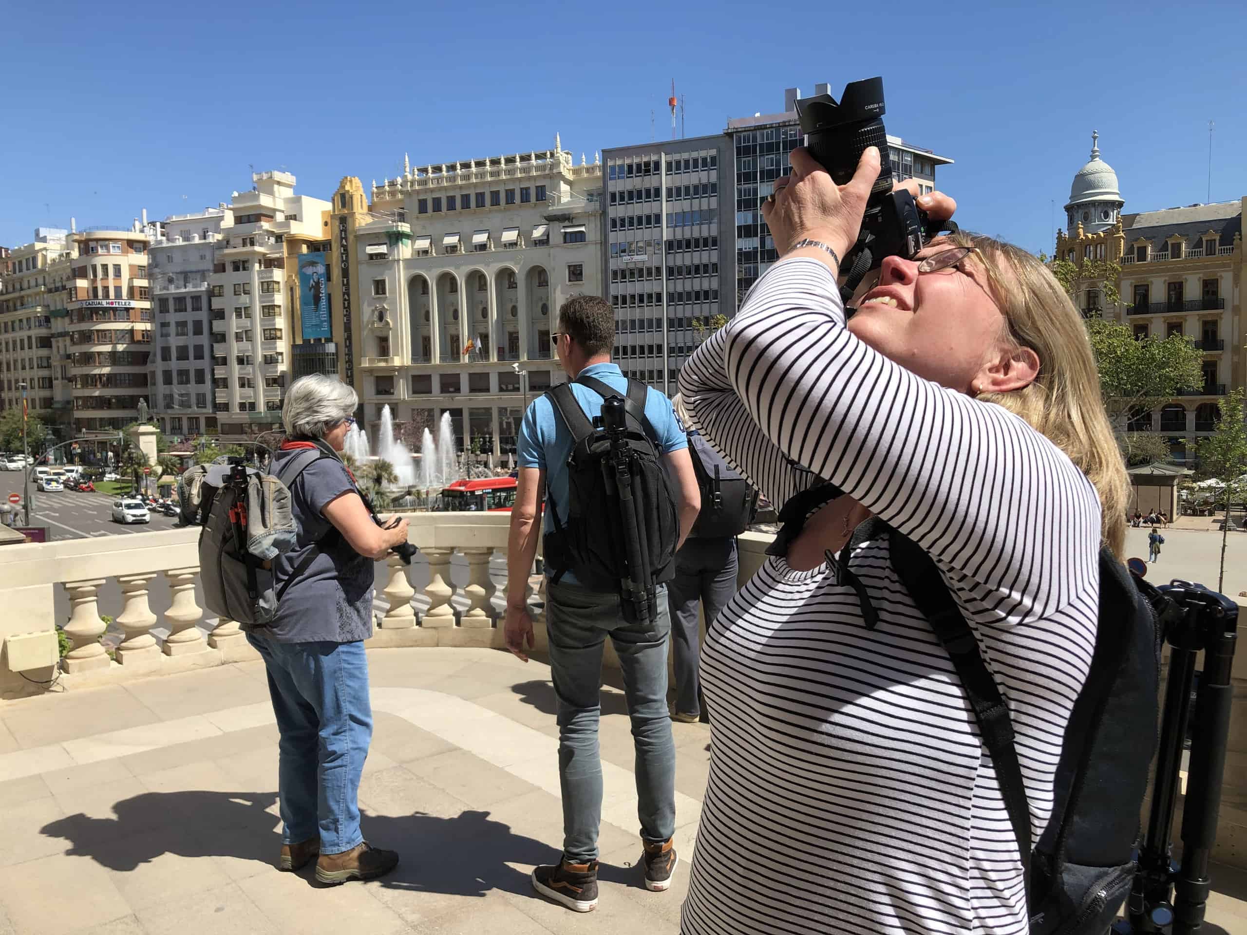 Susan Mulder tijdens stedentrip Valencia