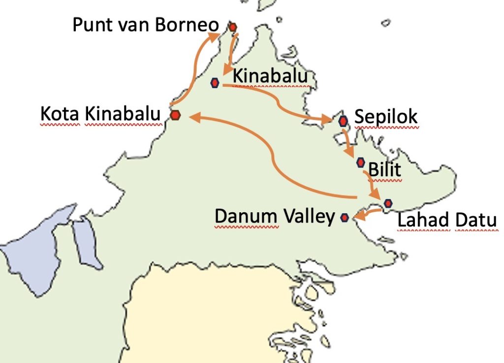 Kaartje Borneo Large