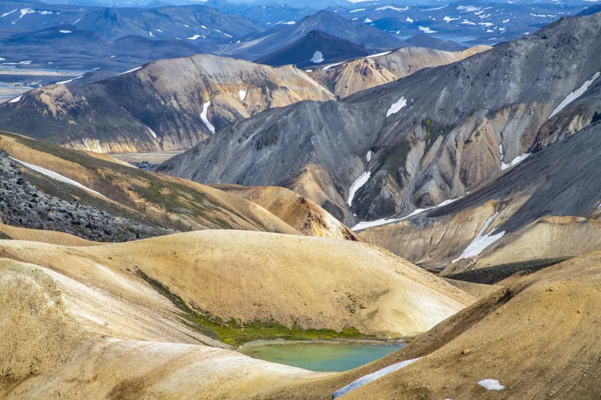 Landmannalaugar 05 Gekleurde ryholietbergen in Landmannalaugar - fotografiereizen