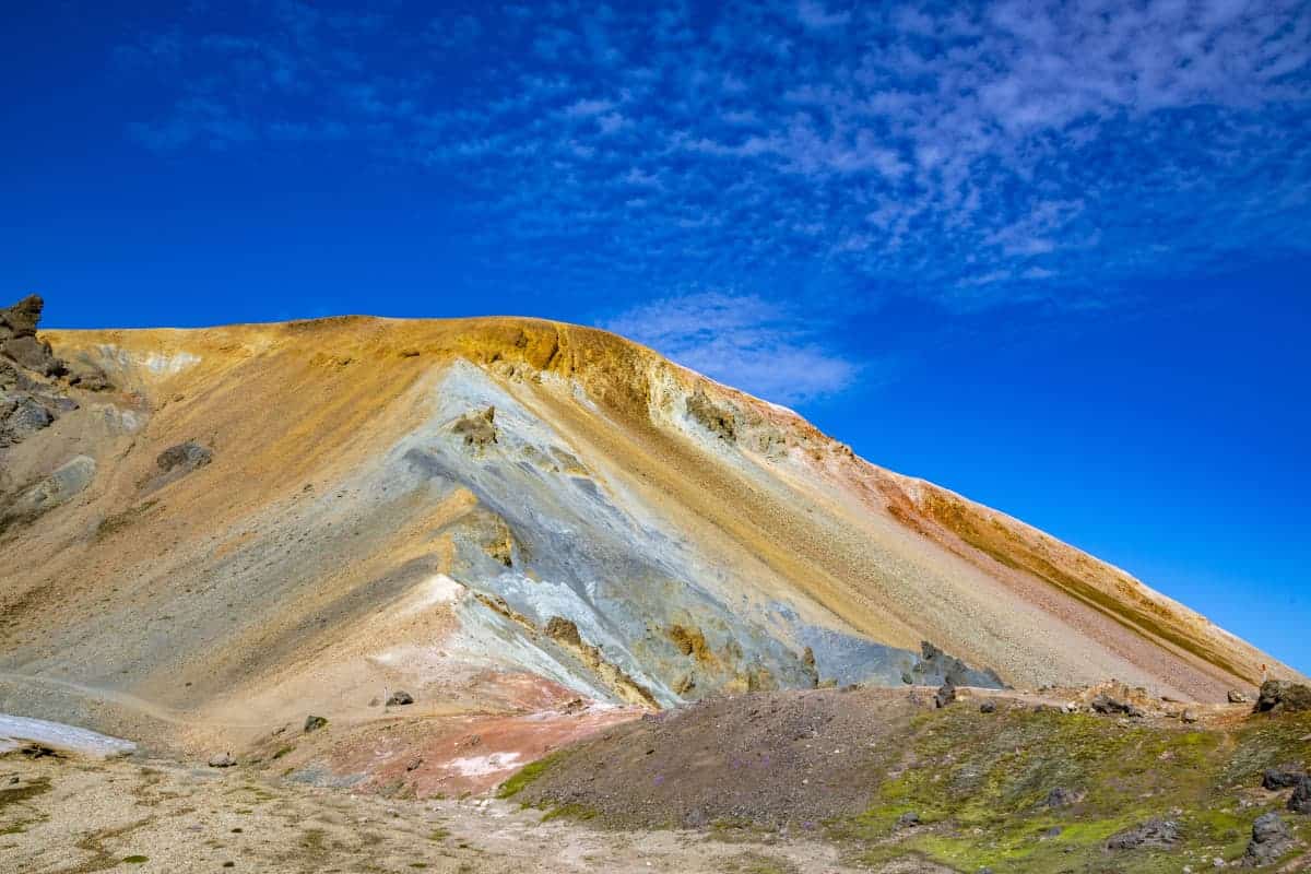 Gekleurde ryholietbergen in Landmannalaugar - fotografiereizen Gekleurde ryholietbergen in Landmannalaugar - fotografiereizen