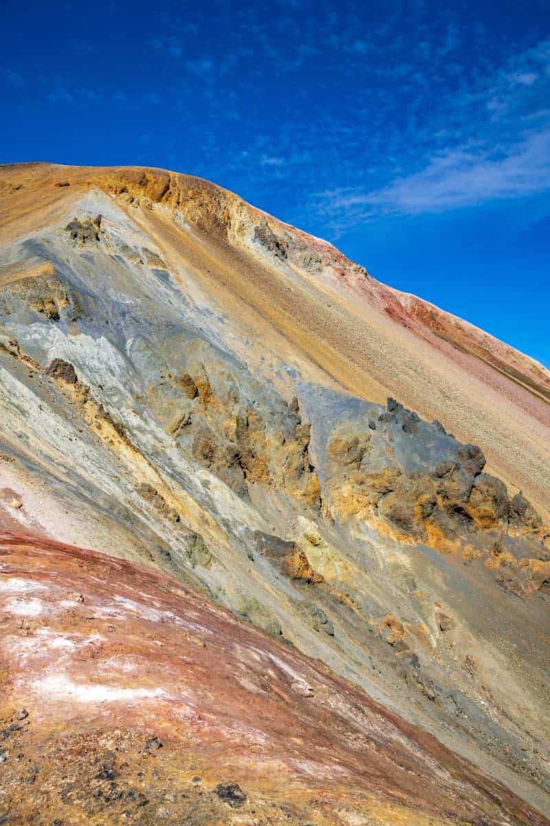 Gekleurde ryholietbergen in Landmannalaugar - fotografiereizen Gekleurde ryholietbergen in Landmannalaugar - fotografiereizen