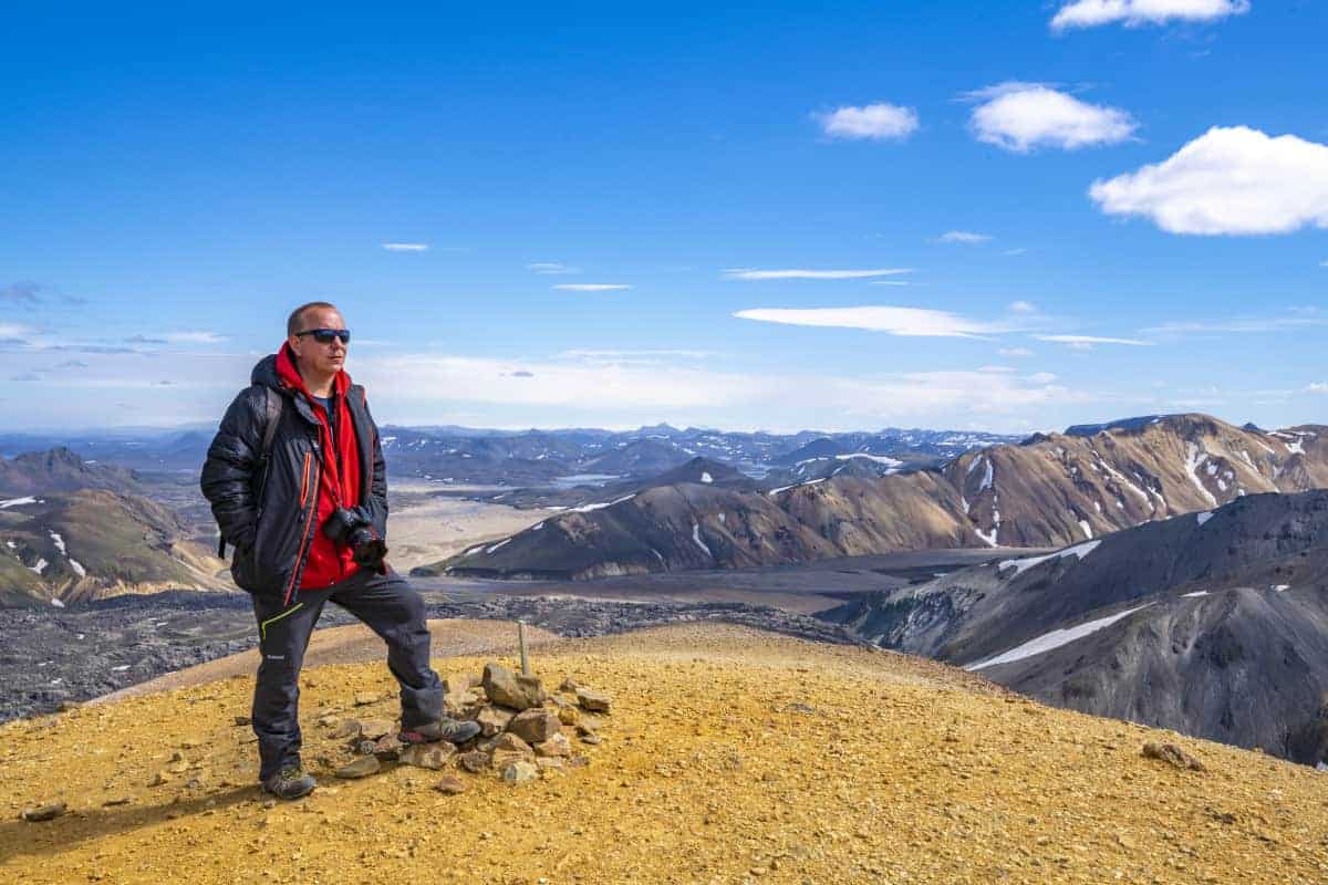 Gekleurde ryholietbergen in Landmannalaugar - fotografiereizen Gekleurde ryholietbergen in Landmannalaugar - fotografiereizen