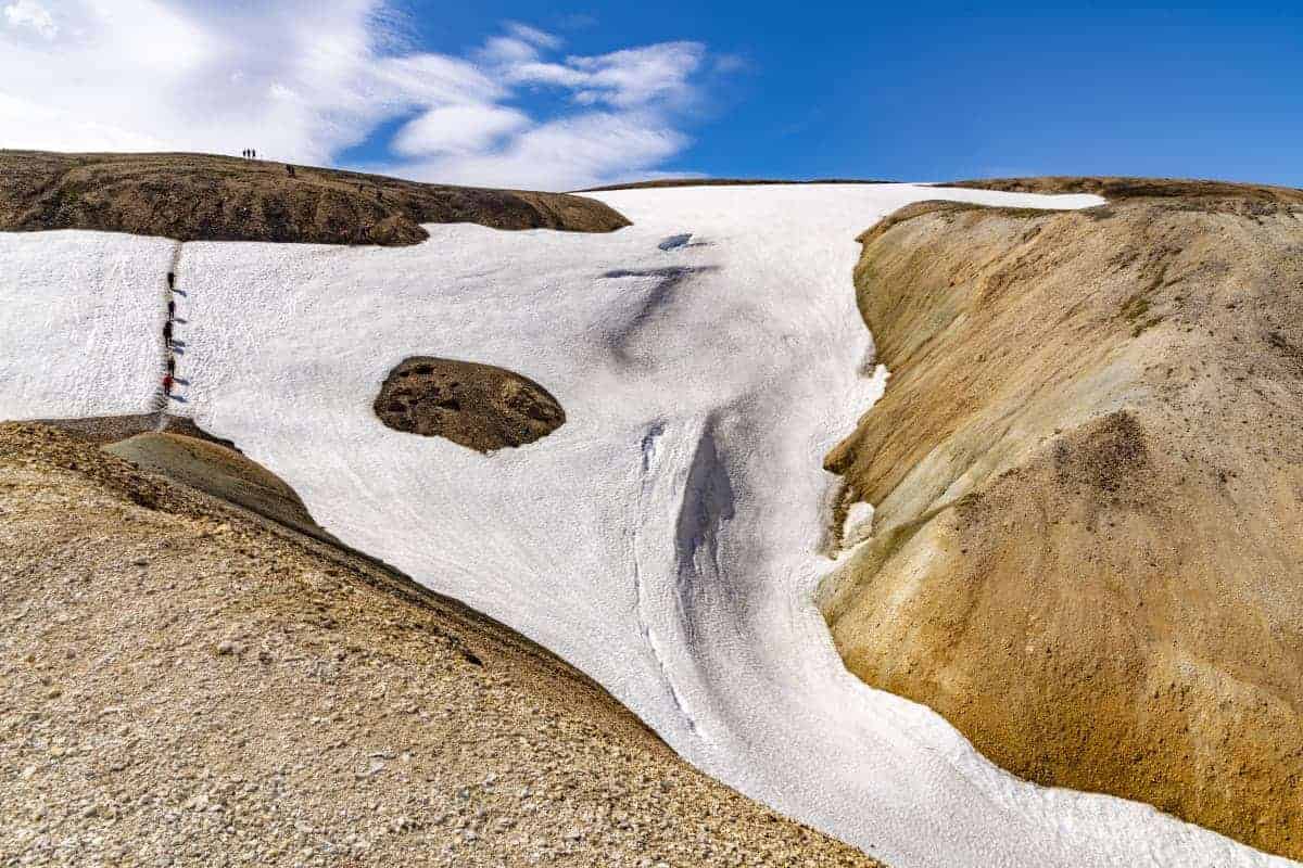 Gekleurde ryholietbergen in Landmannalaugar - fotografiereizen Gekleurde ryholietbergen in Landmannalaugar - fotografiereizen