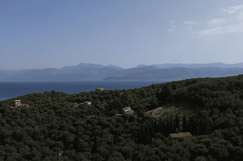 Landschap Dronereis Corfu Dronereis Corfu