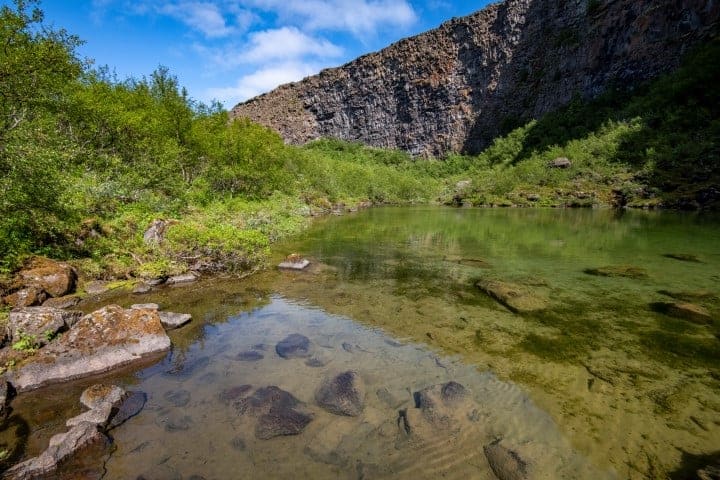 Water zonder polarisatiefilter Water zonder polarisatiefilter