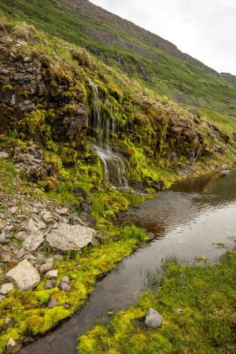 Waterval zonder polarisatiefilter Waterval zonder polarisatiefilter
