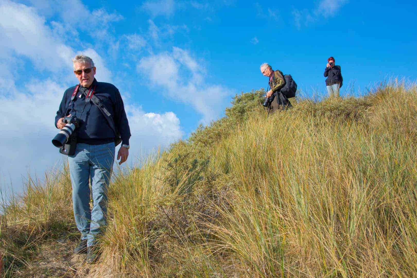 fotoweekend Ameland met camera in de duinen bij Fotografie-reizen - Fotoreizen